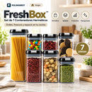FreshBox™ – Set de 7 Contenedores Herméticos para Cocina